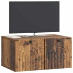 vidaXL Nástenná TV skrinka Nástenný Staré drevo 59,5 x 41 x 30 cm – Obrázok 3