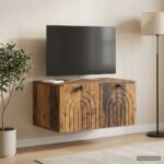 vidaXL Nástenná TV skrinka Nástenný Staré drevo 59,5 x 41 x 30 cm – Obrázok 4