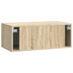 vidaXL Nástenná TV skrinka Nástenný Dub sonoma 78,5 x 41 x 30 cm – Obrázok 8