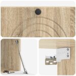 vidaXL Nástenná TV skrinka Nástenný Dub sonoma 78,5 x 41 x 30 cm – Obrázok 9