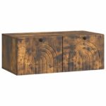 vidaXL Nástenná TV skrinka Nástenný Dymový dub 78,5 x 41 x 30 cm – Obrázok 2
