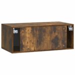 vidaXL Nástenná TV skrinka Nástenný Dymový dub 78,5 x 41 x 30 cm – Obrázok 8