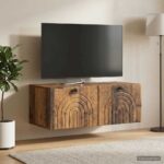 vidaXL Nástenná TV skrinka Nástenný Staré drevo 78,5 x 41 x 30 cm – Obrázok 4