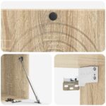 vidaXL Nástenná TV skrinka Dub sonoma 98 x 41 x 30 cm Kompozitné drevo – Obrázok 9
