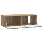 vidaXL Nástenná TV skrinka Nástenný Dub artisan 99 x 41 x 30 cm – Obrázok 5