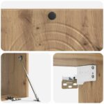 vidaXL Nástenná TV skrinka Nástenný Dub artisan 99 x 41 x 30 cm – Obrázok 9