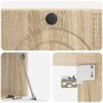 vidaXL Nástenná TV skrinka Nástenný Dub sonoma 59,5 x 31 x 30 cm – Obrázok 9