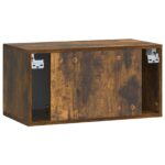 vidaXL Nástenná TV skrinka Nástenný Dymový dub 59,5 x 31 x 30 cm – Obrázok 8