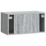 vidaXL Nástenná TV skrinka Nástenný Sivá sonoma 59,5 x 31 x 30 cm – Obrázok 8