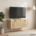 vidaXL Nástenná TV skrinka Nástenný Dub sonoma 78,5 x 31 x 30 cm – Obrázok 4