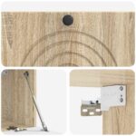 vidaXL Nástenná TV skrinka Nástenný Dub sonoma 78,5 x 31 x 30 cm – Obrázok 9