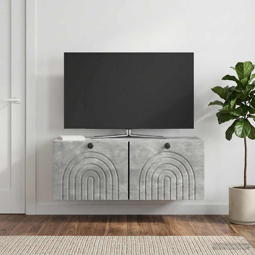898208_1.jpg vidaXL Nástenná TV skrinka Nástenný Betónovo sivá 78,5 x 31 x 30 cm – Obrázok 1