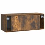 vidaXL Nástenná TV skrinka Nástenný Dymový dub 78,5 x 31 x 30 cm – Obrázok 8