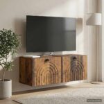 vidaXL Nástenná TV skrinka Nástenný Staré drevo 78,5 x 31 x 30 cm