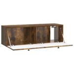 vidaXL Nástenná TV skrinka Dymový dub 98 x 31 x 30 cm Kompozitné drevo – Obrázok 5