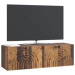 vidaXL Nástenná TV skrinka Nástenný Staré drevo 98 x 31 x 30 cm – Obrázok 3
