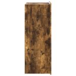 vidaXL Nástenná skrinka Dymový dub 66 x 34,5 x 92 cm Kompozitné drevo – Obrázok 4