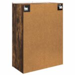 vidaXL Nástenná skrinka Dymový dub 66 x 34,5 x 92 cm Kompozitné drevo – Obrázok 5