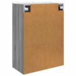 vidaXL Nástenná skrinka Sivý Sonoma 66 x 34,5 x 92 cm Kompozitné drevo – Obrázok 5