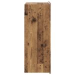 vidaXL Nástenná skrinka Staré drevo 66 x 34,5 x 92 cm Kompozitné drevo – Obrázok 4