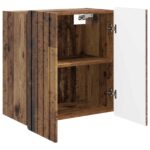 vidaXL Nástenná skrinka Staré drevo 59 x 31 x 64 cm Kompozitné drevo – Obrázok 2
