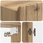 vidaXL Nástenná skrinka Dub artisan 59 x 31 x 64 cm Kompozitné drevo – Obrázok 6