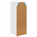 vidaXL Nástenná skrinka Biela 33 x 34,5 x 94 cm Kompozitné drevo – Obrázok 5