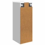 vidaXL Nástenná skrinka Biela s vysokým leskom 33 x 34,5 x 94 cm – Obrázok 5