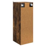 vidaXL Nástenná skrinka Dymový dub 33 x 34,5 x 94 cm Kompozitné drevo – Obrázok 5