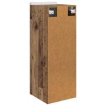 vidaXL Nástenná skrinka Staré drevo 33 x 34,5 x 94 cm Kompozitné drevo – Obrázok 5