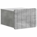 vidaXL Nástenná nočná skrinka 2 pcs Betónovo sivá 33 x 34,5 x 24 cm – Obrázok 3