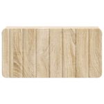 vidaXL Nástenná nočná skrinka 2 pcs Dub sonoma 49 x 34,5 x 24 cm – Obrázok 5
