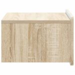 vidaXL Nástenná nočná skrinka 2 pcs Dub sonoma 49 x 34,5 x 24 cm – Obrázok 6