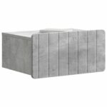 vidaXL Nástenná nočná skrinka 2 pcs Betónovo sivá 49 x 34,5 x 24 cm – Obrázok 2