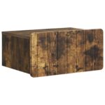 vidaXL Nástenná nočná skrinka 2 pcs Dymový dub 49 x 34,5 x 24 cm – Obrázok 3