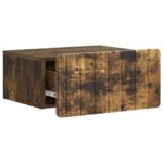 vidaXL Nástenná nočná skrinka 2 pcs Dymový dub 49 x 34,5 x 24 cm – Obrázok 4