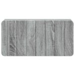 vidaXL Nástenná nočná skrinka 2 pcs Sivá sonoma 49 x 34,5 x 24 cm – Obrázok 5