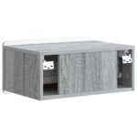 vidaXL Nástenná nočná skrinka 2 pcs Sivá sonoma 49 x 34,5 x 24 cm – Obrázok 7
