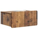 vidaXL Nástenná nočná skrinka Nástenný Staré drevo 49 x 34,5 x 24 cm – Obrázok 2