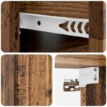 vidaXL Nástenná nočná skrinka 2 pcs Staré drevo 49 x 34,5 x 24 cm – Obrázok 8