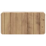 vidaXL Nástenná nočná skrinka 2 pcs Dub artisan 49 x 34,5 x 24 cm – Obrázok 5
