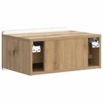 vidaXL Nástenná nočná skrinka 2 pcs Dub artisan 49 x 34,5 x 24 cm – Obrázok 7