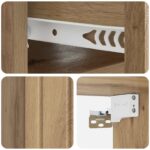 vidaXL Nástenná nočná skrinka 2 pcs Dub artisan 49 x 34,5 x 24 cm – Obrázok 8