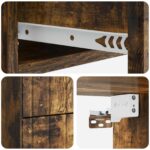 vidaXL Nástenná nočná skrinka 2 pcs Dymový dub 33 x 34,5 x 43 cm – Obrázok 8