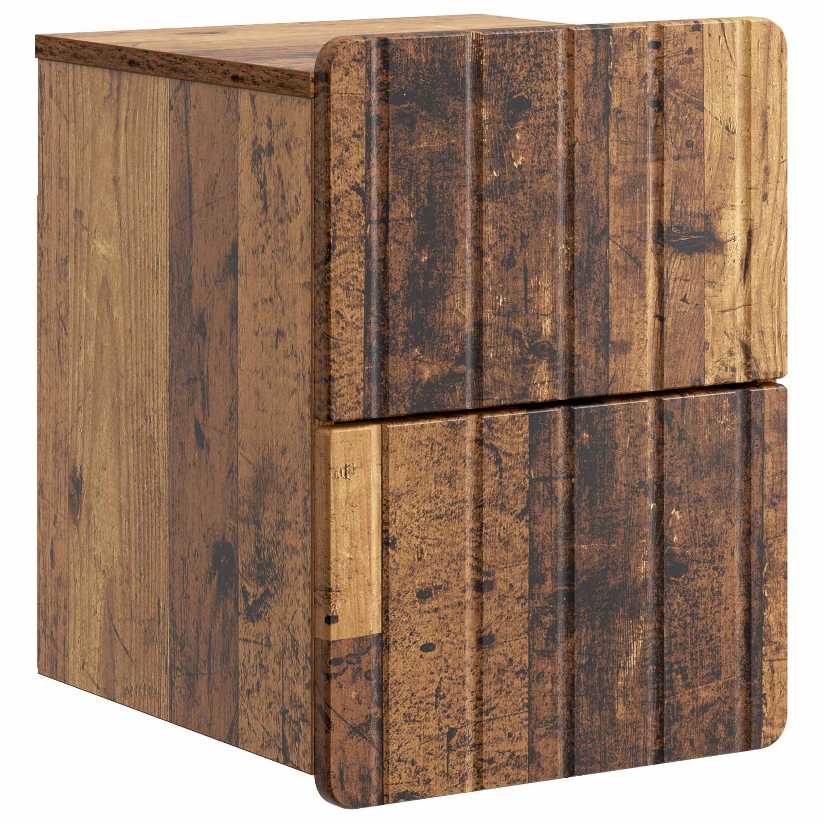 898311_1.jpg vidaXL Nástenná nočná skrinka Nástenný Staré drevo 33 x 34,5 x 43 cm – Obrázok 1