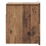vidaXL Nástenná nočná skrinka Nástenný Staré drevo 33 x 34,5 x 43 cm – Obrázok 5