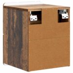 vidaXL Nástenná nočná skrinka 2 pcs Staré drevo 33 x 34,5 x 43 cm – Obrázok 7