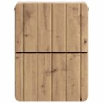 vidaXL Nástenná nočná skrinka 2 pcs Dub artisan 33 x 34,5 x 43 cm – Obrázok 5