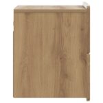 vidaXL Nástenná nočná skrinka 2 pcs Dub artisan 33 x 34,5 x 43 cm – Obrázok 6