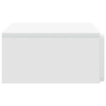 vidaXL Nástenný bočný stôl Biela 59 x 34,5 x 17 cm Kompozitné drevo – Obrázok 5